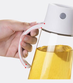 Großhandel B2B Automatik Öffnung Glas Ölglas Ölflasche Sojasauce Essig Gewürzflasche